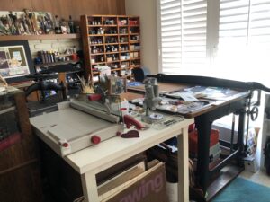 Janet Takahshi's art studio