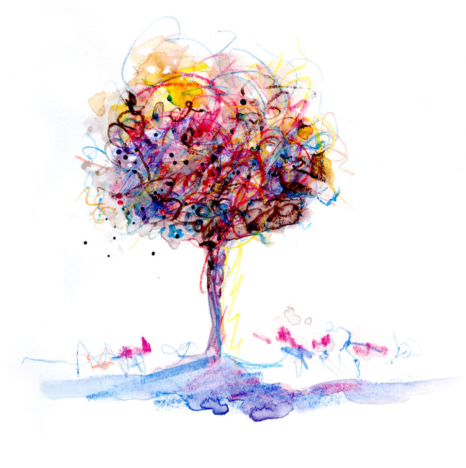 Muse color tree by Janet Takahashi