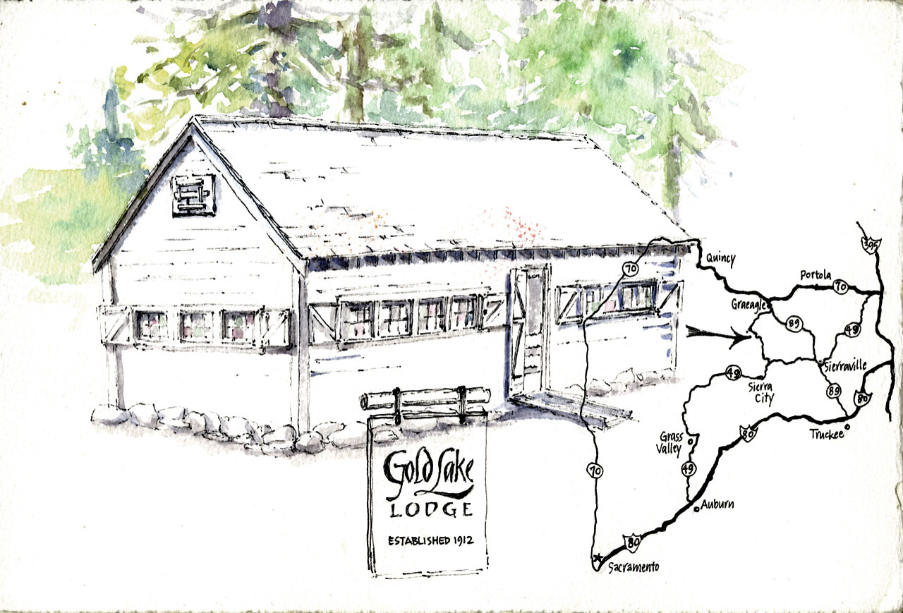 Gold Lake Lodge sketch