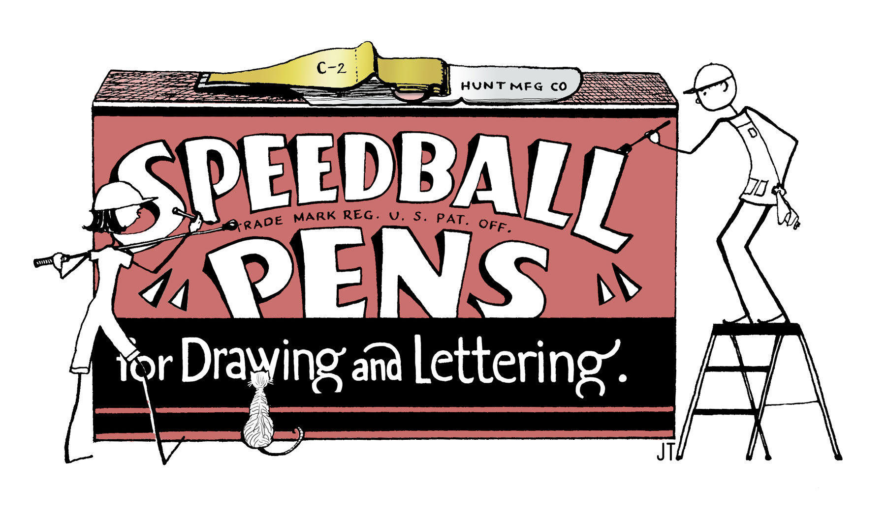 Speedball Pen Box by Janet Takahashi