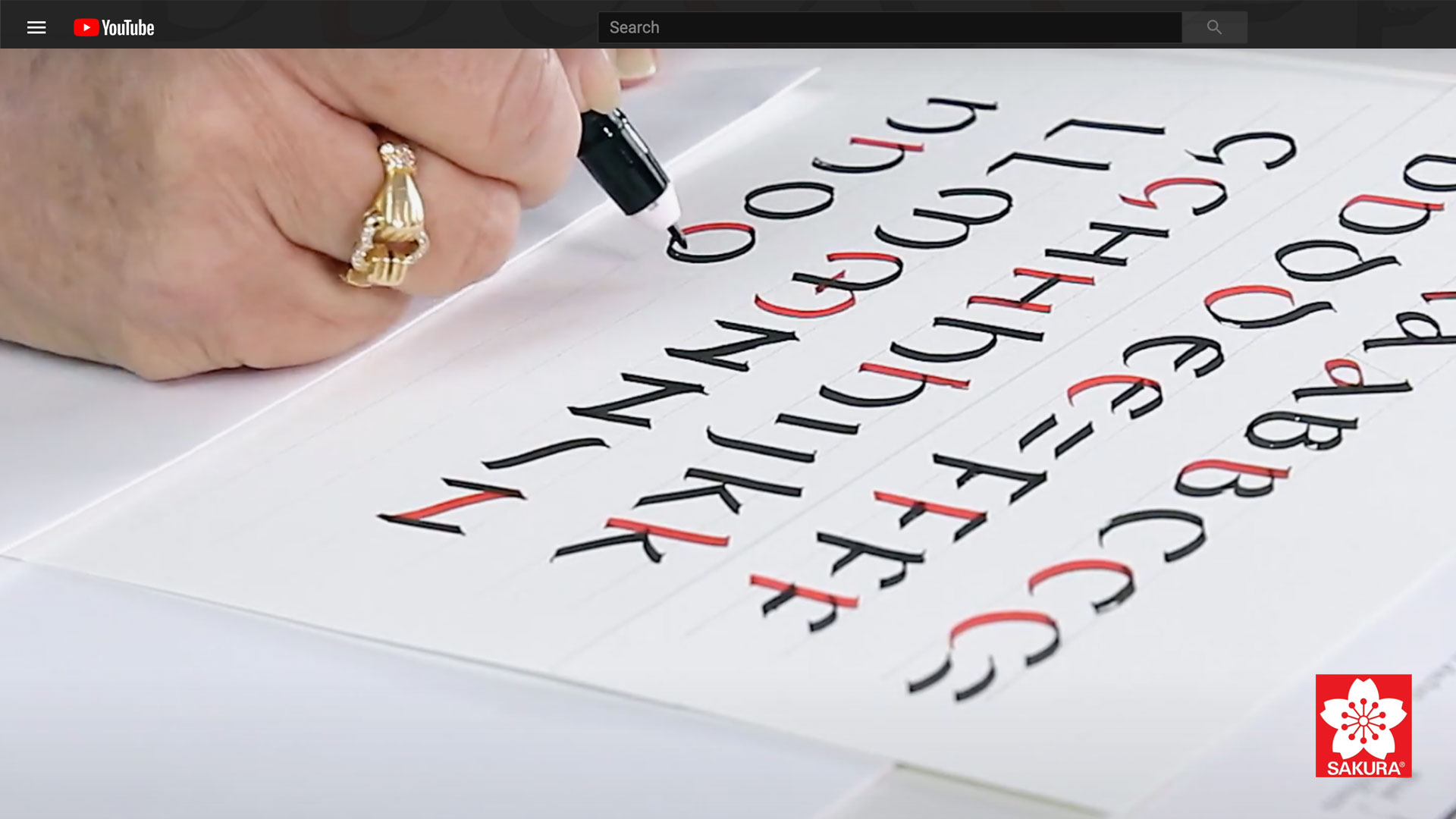 A Beginners Guide to Uncial Calligraphy; A-P Video with Janet Takahashi