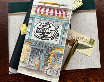 Travel & Sketch journal by Janet Takahashi